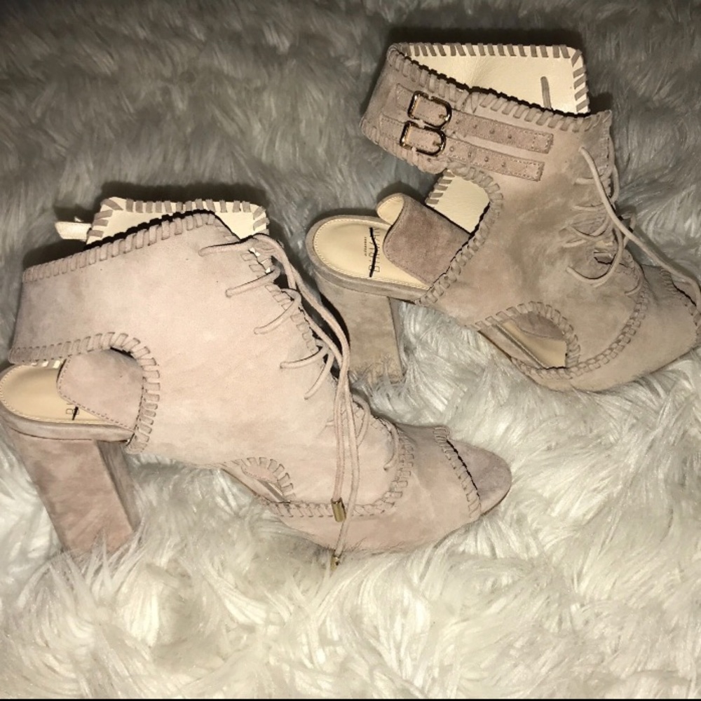 Alexandre Birman Suede Lace-Up Sandals